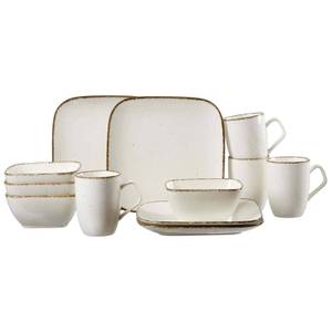 Brunchset Casa 12er Set Cremeweiß