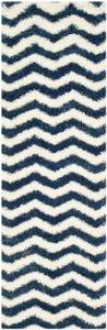 Teppich Frances Beige - Blau - 70 x 150 cm
