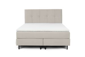 Boxspringbett Lago Beige - Breite: 180 cm - H3