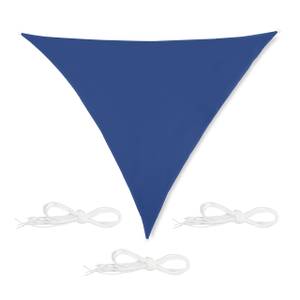 Voile d'ombrage triangle bleu foncé 300 x 260 cm