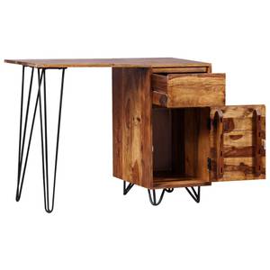 Bureau 244359 Marron - Bois massif - Bois/Imitation - 45 x 76 x 102 cm