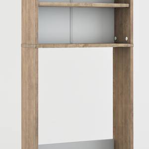 Waschmaschinenschrank  30400 Braun - Weiß