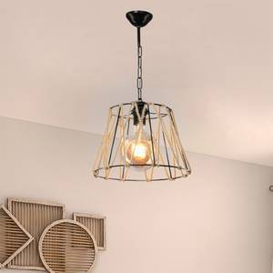 Suspension Harrogate E27 Noir - Métal - 30 x 54 x 30 cm