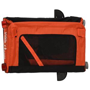 Fahrradanhänger Hund 3028772-1 Orange - 123 x 66 x 63 cm