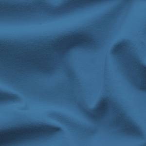 Spannbettlaken Jersey Blau - Breite: 140 cm