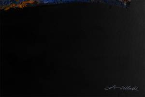 Acrylbild handgemalt Ornamental Toucan Schwarz - Massivholz - Textil - 90 x 60 x 4 cm