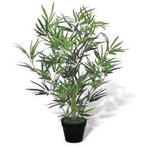 Plante artificielle Vert - Bambou - Métal - 16 x 80 x 16 cm