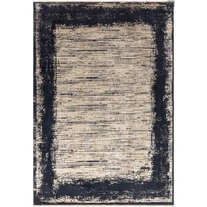 Tapis de salon moderne MELODIE Noir - 120 x 170 cm