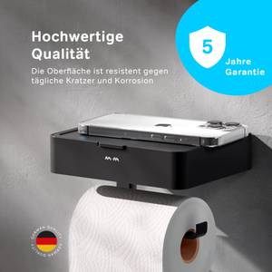 AM.PM Toilettenpapierhalter mit Box Schwarz