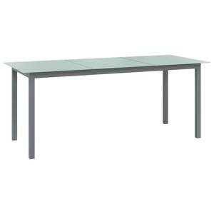 Table de jardin 3008682 Gris - Métal - 90 x 74 x 190 cm