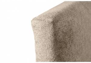 TÊTE DE LIT 90 TISSU NIDO BEIGE DALIA Beige - Profondeur : 90 cm