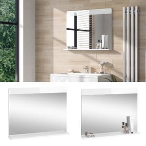 Miroir mural Izan 41516 Blanc brillant - Largeur : 81 cm