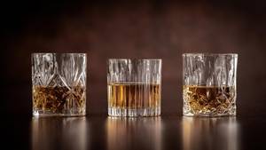 Whiskyglas Moray 4er Set Naturfaser - 2 x 10 x 8 cm