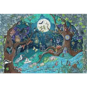 Holzpuzzle Fantasy Forest Papier - 23 x 7 x 23 cm