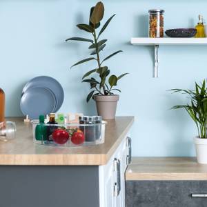 Drehteller für Kühlschrank und Küche Kunststoff - 30 x 9 x 30 cm