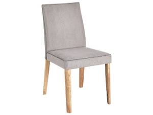 Chaise de salle à manger PHOLA Marron - Gris - Textile - 46 x 87 x 55 cm