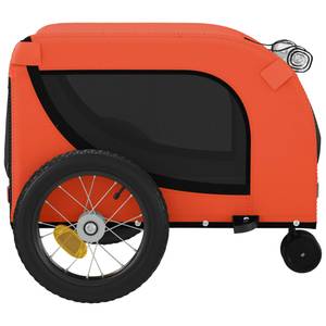 Remorque vélo pour chien 3028683-1 Noir - Orange - 53 x 53 x 124 cm