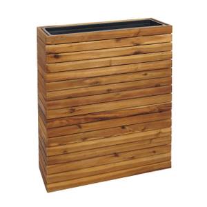 Pflanzkasten L21 Braun - Holzart/Dekor - Holz teilmassiv - 63 x 77 x 23 cm