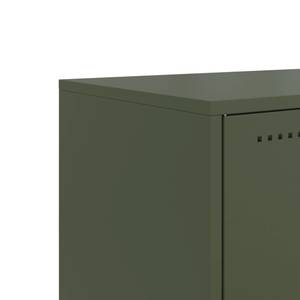 Highboard DE2139 Weiß - Metall - 39 x 107 x 36 cm