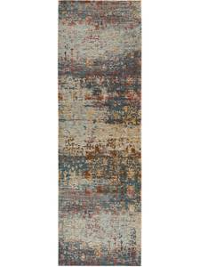 Tapis de couloir Frencie Bleu - Fibres naturelles - 80 x 1 x 250 cm