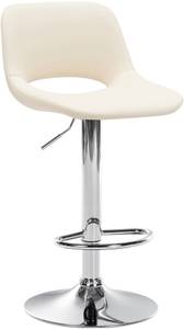 Barhocker Camden Creme - Silber