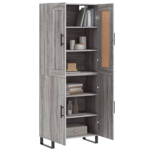 Highboard DE6838 Grau - Holzwerkstoff - 34 x 180 x 70 cm