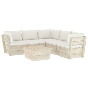 Garten-Lounge-Set (6-teilig) 3016490-13 Creme