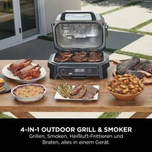 OG850EU Woodfire Pro XL Elektrogrill Grau - Kunststoff - 57 x 41 x 51 cm