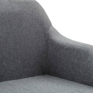 Bürostuhl Grau - Holzwerkstoff - Textil - 53 x 92 x 55 cm