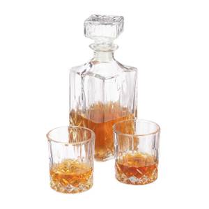 Whisky Set aus Karaffe und Gläsern Glas - 10 x 23 x 10 cm