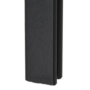 Schwarzer Paravent aus Holz Schwarz - Holzwerkstoff - Metall - 132 x 179 x 2 cm