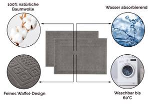 Badematte 00000345 2er-Set Anthrazit