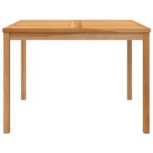 Table de salle à manger Marron - Bois/Imitation - En partie en bois massif - 110 x 77 x 110 cm