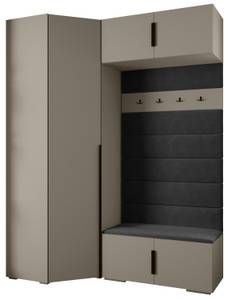 Garderobe Inova 1 Z21 Schwarz - Grau