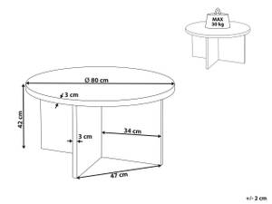 Table basse STANTON Gris