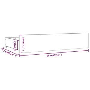 Bettrahmen 3013836-2 Weiß - Breite: 146 cm