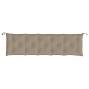 Coussin de banc de jardin Taupe - Profondeur : 180 cm