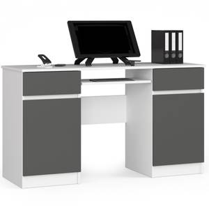 Bureau d'ordinateur A5 CLP Gris - Blanc