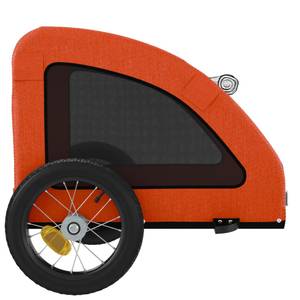 Remorque vélo pour chien 3028682 Orange - 53 x 53 x 124 cm