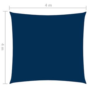 Voile solaire 3016494-6 Bleu - 400 x 400 cm