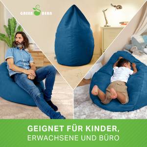 Kinder Sitzsack "Drop" 60x60x90cm Blau