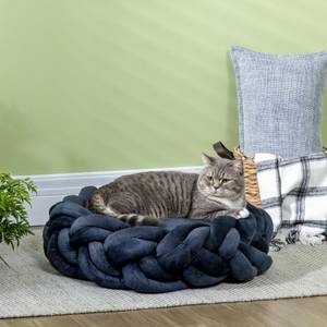 Hundebett D04-249V00BU Blau - Textil - 60 x 18 x 60 cm