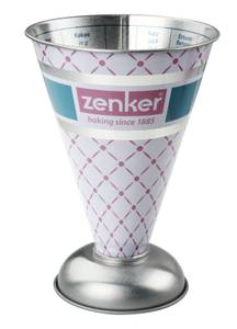 Zenker Messbecher 0,5 L Messkanne Becher Metall - 11 x 16 x 11 cm