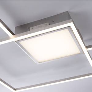 LED Deckenlampe ASMIN Silber - Metall - 60 x 6 x 60 cm