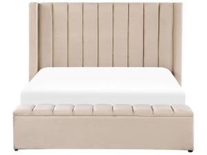 Doppelbett NOYERS Beige - Breite: 190 cm