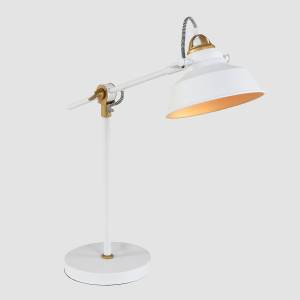 Lampe de table Nové Fer - 1 ampoule - Blanc