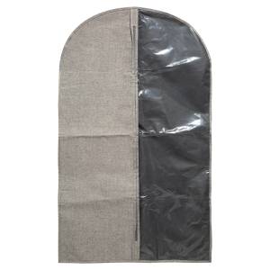 Schutzhülle für Anzug, 60 x 100 cm Grau - Textil - 1 x 100 x 60 cm