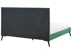 Doppelbett BAYONNE Grün - Eiche Dunkel - Breite: 191 cm