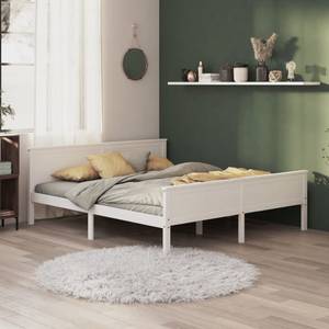 Cadre de lit 3014967 Blanc - Largeur : 208 cm