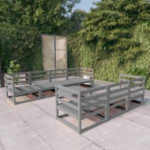 Salon de jardin (lot de 8) 3009889-1 Gris